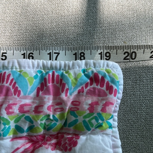 Never used Lilly Pulitzer colorful patchwork throw pillow sham - Picture 7 of 7